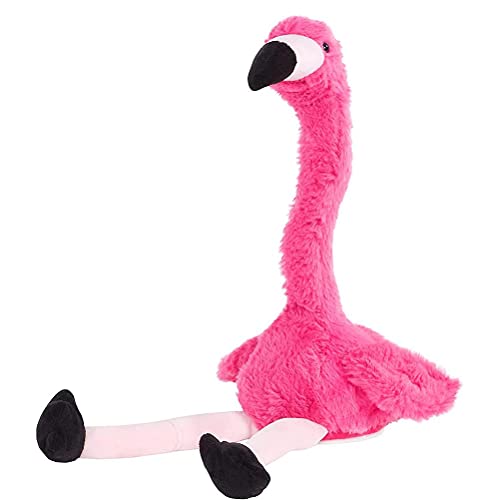 Hundor Flamingo Plush Dancing Toy Flamingo eléctrico Juguete de Peluche Charlas y Juguetes de Animales Bailando Git para niños