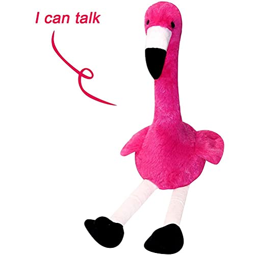 Hundor Flamingo Plush Dancing Toy Flamingo eléctrico Juguete de Peluche Charlas y Juguetes de Animales Bailando Git para niños