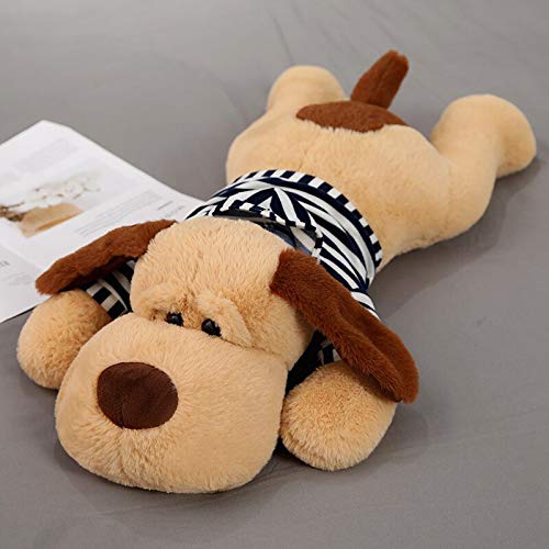 huobeibei Giant Plush Toy Big Sleeping Dog Stuffed Puppy Dog Soft Animal Toy Soft Pillow Baby Girls Birthday Gift 70cm B