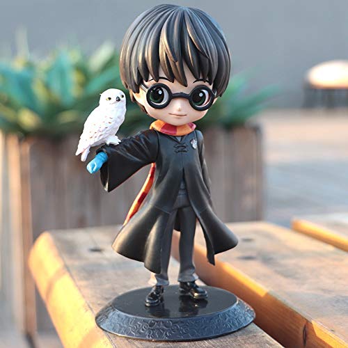 Hyzb Posket Lindo Ojos Grandes Harried Hermione Snape PVC Animado muñecas de colección Potter Figura de acción de Juguete Modelo Q versión (Color : Hermione)