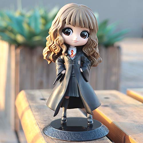 Hyzb Posket Lindo Ojos Grandes Harried Hermione Snape PVC Animado muñecas de colección Potter Figura de acción de Juguete Modelo Q versión (Color : Hermione)