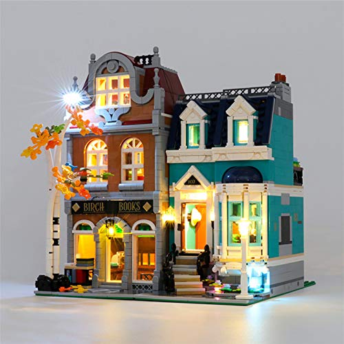 icuanuty Kit de Iluminación LED para Lego 10270, Kit de Luces Compatible con Lego Librería (No Incluye Modelo Lego)