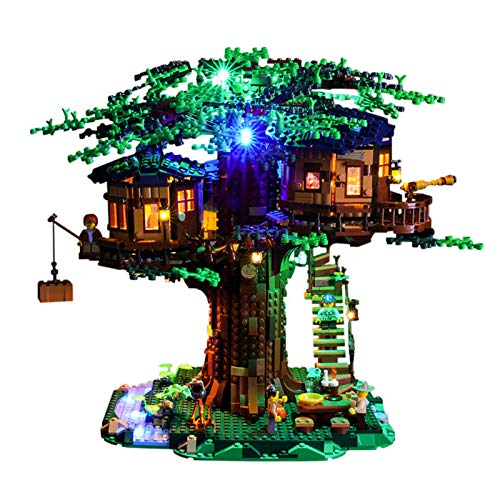 icuanuty Kit de Iluminación LED para Lego 21318, Kit de Luces Compatible con Lego La Casa del Arbol (No Incluye Modelo Lego)