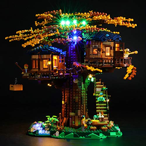 icuanuty Kit de Iluminación LED para Lego 21318, Kit de Luces Compatible con Lego La Casa del Arbol (No Incluye Modelo Lego)