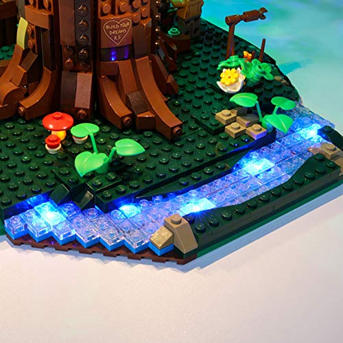 icuanuty Kit de Iluminación LED para Lego 21318, Kit de Luces Compatible con Lego La Casa del Arbol (No Incluye Modelo Lego)