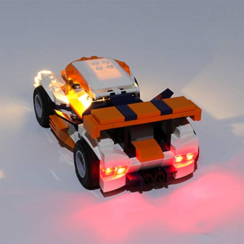 icuanuty Kit de Iluminación LED para Lego 31089, Kit de Luces Compatible con Lego Creator Deportivo de Competición Sunset (No Incluye Modelo Lego)