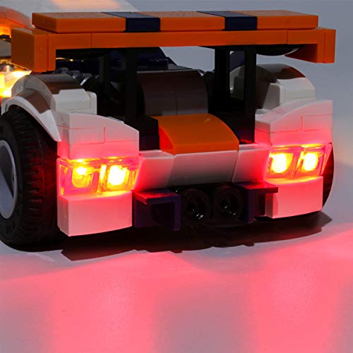 icuanuty Kit de Iluminación LED para Lego 31089, Kit de Luces Compatible con Lego Creator Deportivo de Competición Sunset (No Incluye Modelo Lego)