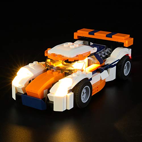 icuanuty Kit de Iluminación LED para Lego 31089, Kit de Luces Compatible con Lego Creator Deportivo de Competición Sunset (No Incluye Modelo Lego)