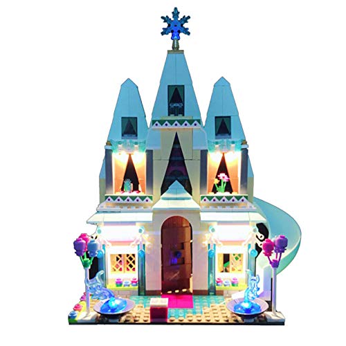 icuanuty Kit de Iluminación LED para Lego 41068, Kit de Luces Compatible con Lego Disney Arendelle Castillo (No Incluye Modelo Lego)