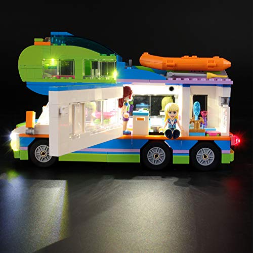 icuanuty Kit de Iluminación LED para Lego 41339, Kit de Luces Compatible con Lego Friends - Autocaravana de MIA (No Incluye Modelo Lego)