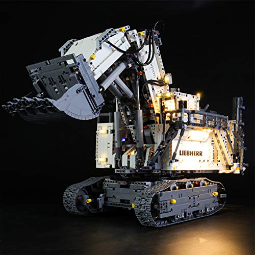 icuanuty Kit de Iluminación LED para Lego 42100, Kit de Luces Compatible con Lego Technic Excavadora Liebherr R 9800 (No Incluye Modelo Lego)