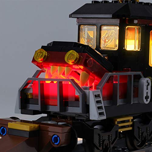 icuanuty Kit de Iluminación LED para Lego 70424, Kit de Luces Compatible con Lego Hidden Side Tren Fantasma Expreso (No Incluye Modelo Lego)