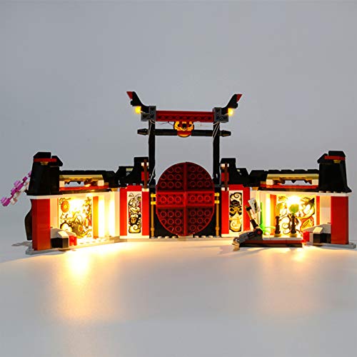 icuanuty Kit de Iluminación LED para Lego 70670, Kit de Luces Compatible con Lego Ninjago Monasterio Spinjitzu (No Incluye Modelo Lego)