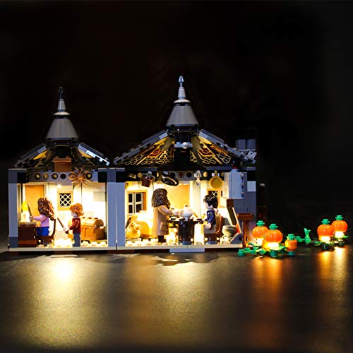 icuanuty Kit de Iluminación LED para Lego 75947, Kit de Luces Compatible con Lego Harry Potter - Cabaña de Hagrid Rescate de Buckbeak (No Incluye Modelo Lego)