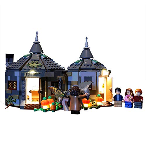 icuanuty Kit de Iluminación LED para Lego 75947, Kit de Luces Compatible con Lego Harry Potter - Cabaña de Hagrid Rescate de Buckbeak (No Incluye Modelo Lego)