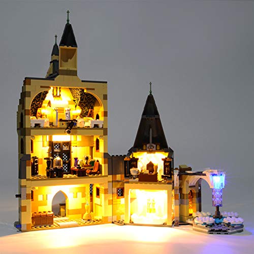 icuanuty Kit de Iluminación LED para Lego 75948, Kit de Luces Compatible con Lego Harry Potter - Torre del Reloj de Hogwarts (No Incluye Modelo Lego)