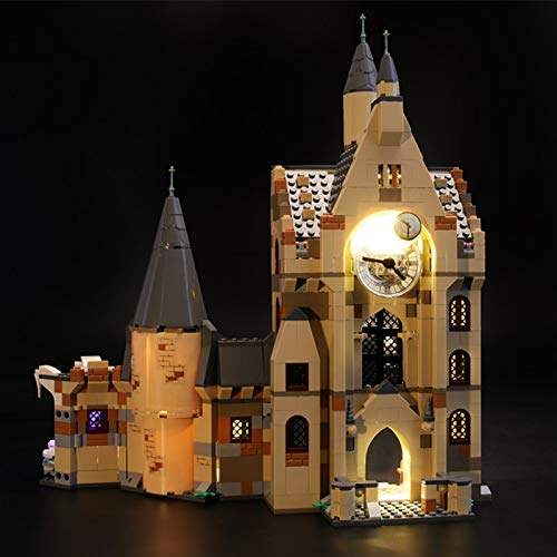 icuanuty Kit de Iluminación LED para Lego 75948, Kit de Luces Compatible con Lego Harry Potter - Torre del Reloj de Hogwarts (No Incluye Modelo Lego)