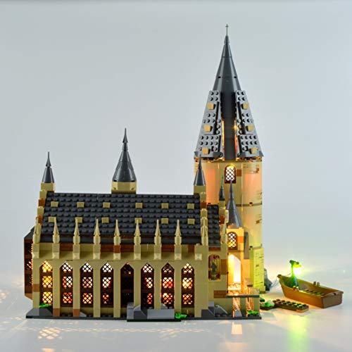 icuanuty Kit de Iluminación LED para Lego 75954, Kit de Luces Compatible con Lego Harry Potter Gran Comedor de Hogwarts (No Incluye Modelo Lego)