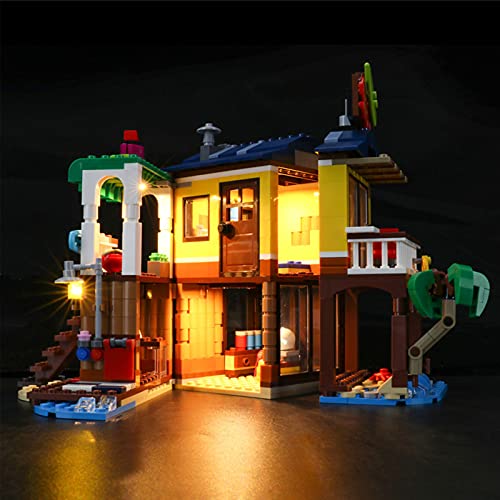 icuanuty Kit De Iluminación LED para Lego Creator 3 En 1 Surfer Beach House, Espectáculo De Luces Compatible con Lego 31118 (No Incluye El Juego Lego)