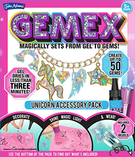 Ideal- GEMEX - Juego de Accesorios de Unicornios, Multicolor (John Adams Leisure Ltd 10852)