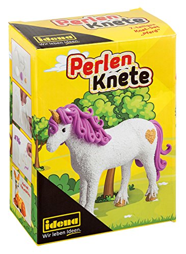 Idena Juego de plastilina de 7 Piezas, diseño de Unicornio, Caballo, no aplicable