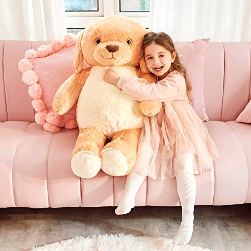 IKASA Golden Retriever Gigante Peluche Perro Grande Juguete Suave (Dorado, 78cm)