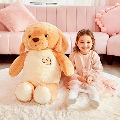 IKASA Golden Retriever Gigante Peluche Perro Grande Juguete Suave (Dorado, 78cm)