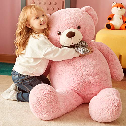 IKASA Oso de Peluche Gigante Juguetes Suaves Peluches (Rosa, 120cm)