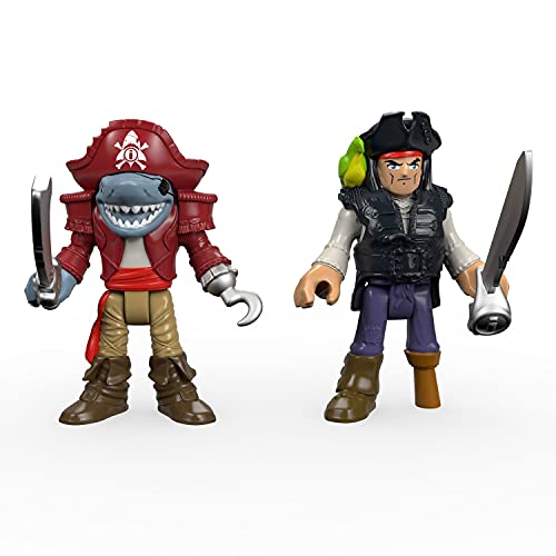 Imaginext Caribe Barco Pirata Tiburón, Multicolor (Mattel DHH61)