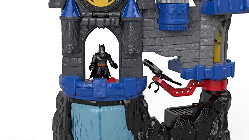 Imaginext DC Super Friends Batman, Batcueva Wayne Manor, juguetes niños 3 años (Mattel FMX63)