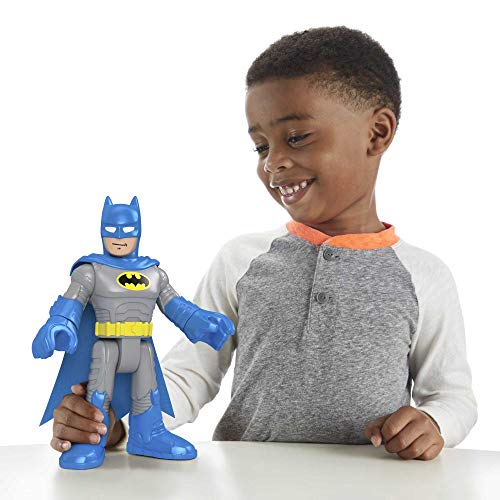 Imaginext DC Super Friends Batman XL, figura grande de acción articulada juguete niños y niñas + 3 años (Mattel GVW22)