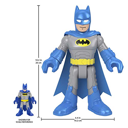 Imaginext DC Super Friends Batman XL, figura grande de acción articulada juguete niños y niñas + 3 años (Mattel GVW22)