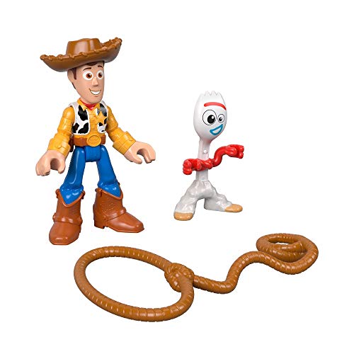 Imaginext - Disney Toy Story 4 Pack Aventuras Figuras Woody y Forky, Juguetes Niños +3 Años (Mattel GBG90)