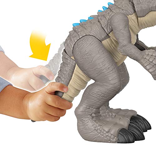 Imaginext Jurassic World Indominus Rex, Dinosaurio de Juguete para niños +3 años (Mattel GMR16)