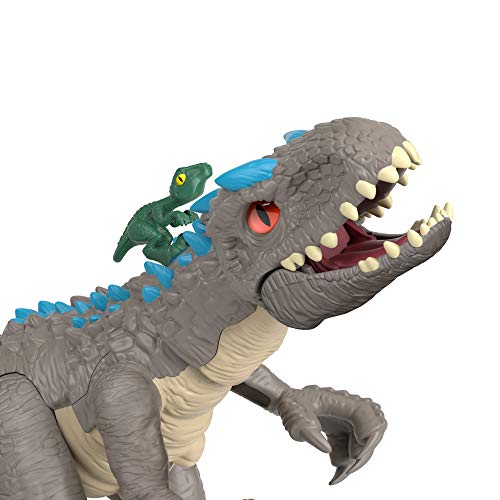 Imaginext Jurassic World Indominus Rex, Dinosaurio de Juguete para niños +3 años (Mattel GMR16)