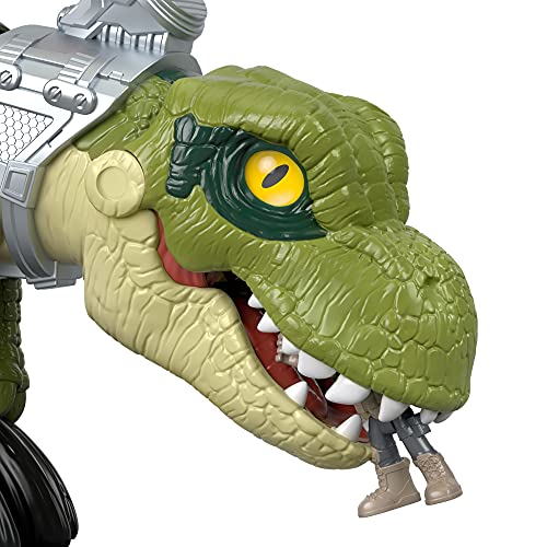 Imaginext Jurassic World Tiranosaurio Megamandíbula, dinosaurio de juguete para niños + 3 años (Mattel GBN14)