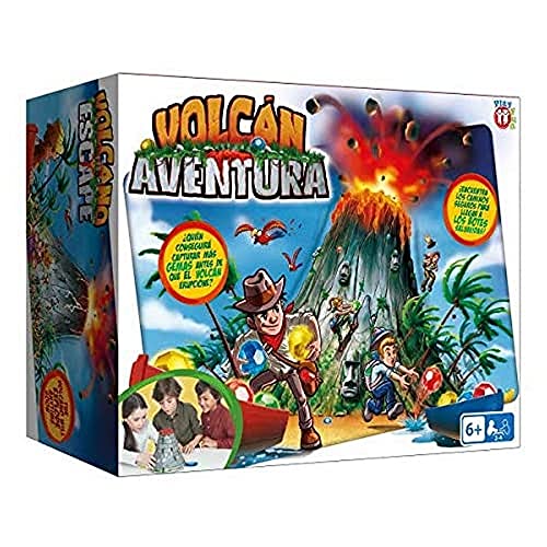 IMC Toys 96738IMIT Play Fun, Volcán Aventura, idioma Español