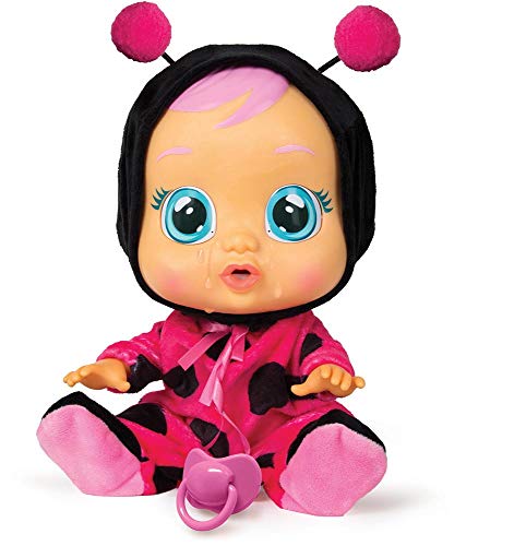 IMC Toys - Bebés Llorones, Lady (96295) + Bebés Llorones, Portabebés (90019)