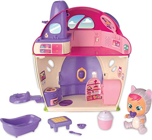 IMC Toys - Bebés Llorones Lágrimas Mágicas La Mega casa de Katie (97940) + Toys - Bebés Llorones Lágrimas Mágicas, Coche de Fancy (97957)