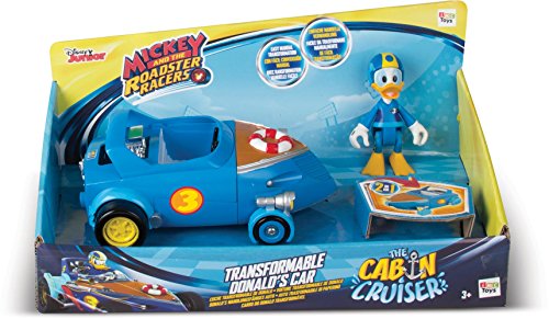 IMC Toys- Cabin Cruiser Figurina Donald con su Coche Transformable, Multicolor (182820)