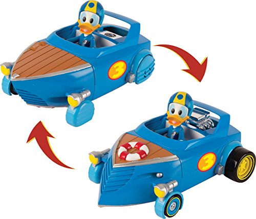 IMC Toys- Cabin Cruiser Figurina Donald con su Coche Transformable, Multicolor (182820)