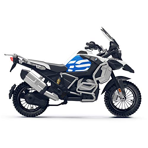 INJUSA - Moto BMW 1250 GS Adventure 24V con Ruedas Hinchables, Aceleración Progresiva en Puño y Freno de Tambor, Recomendada a Niños +6 Años