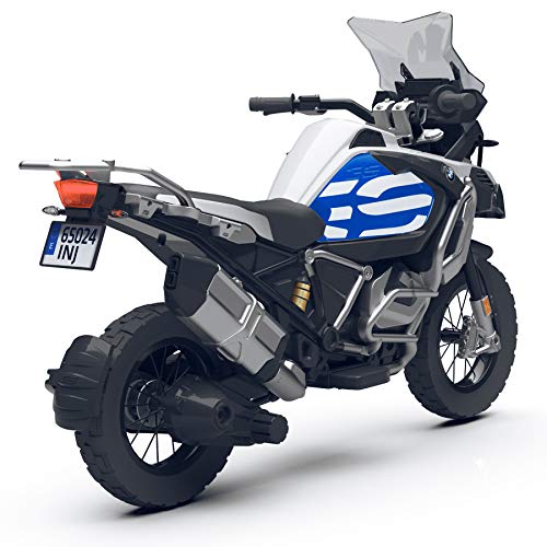 INJUSA - Moto BMW 1250 GS Adventure 24V con Ruedas Hinchables, Aceleración Progresiva en Puño y Freno de Tambor, Recomendada a Niños +6 Años