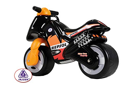 INJUSA - Neox Repsol Moto Correpasillos, para Niños de 18m a 3 Años, Color Negro ( 1901 )