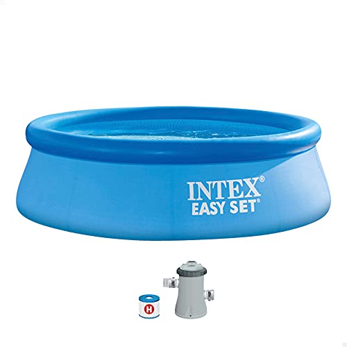 Intex 28112NP - Piscina hinchable intex easy set 2419 l con depuradora