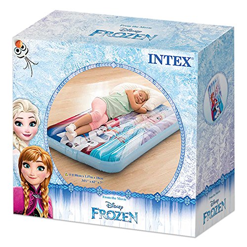 Intex 48776NP - Cama de aire infantil Frozen 88 x 157 x 18 cm