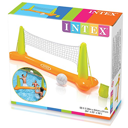 Intex 56508NP - Juego hinchable Vóley flotante 239 x 64 x 91 cm