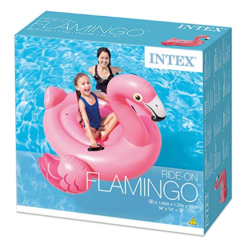 Intex 57558NP - Flamenco hinchable 142x137x97 cm