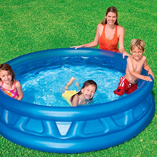 Intex 58431NP - Piscina hinchable de relieve azul 188 x 46 cm, 790 litros