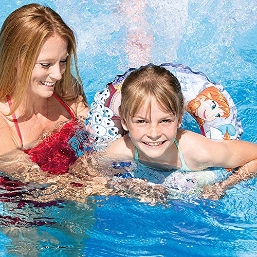 Intex Frozen - Flotador hinchable para niños de 3 a 6 años, diámetro flotador: 51 cm